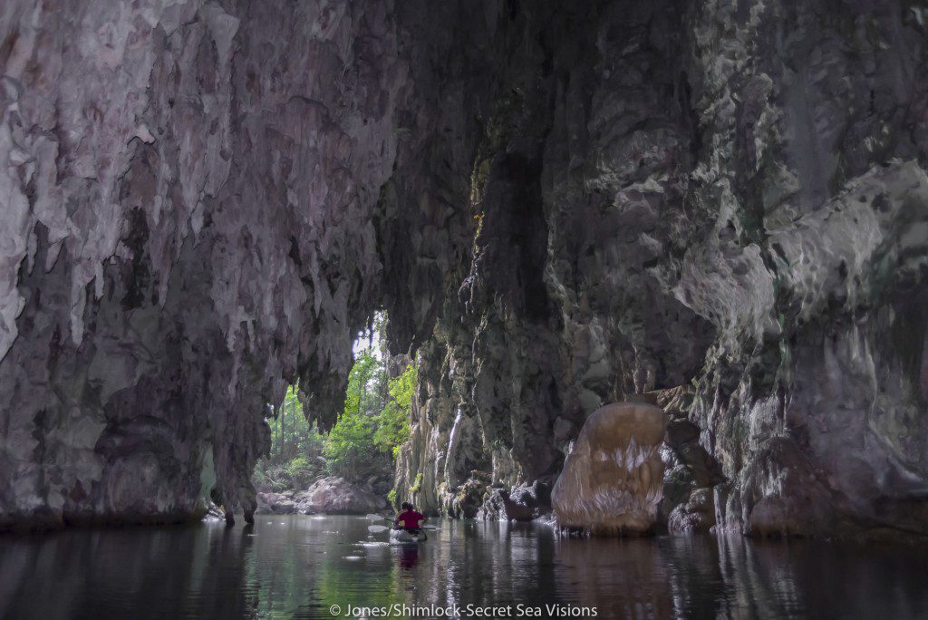 Kayaking in Tomolol Cave 
