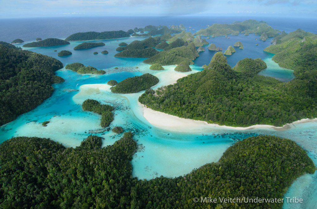 Aerial View of Wayag Islands